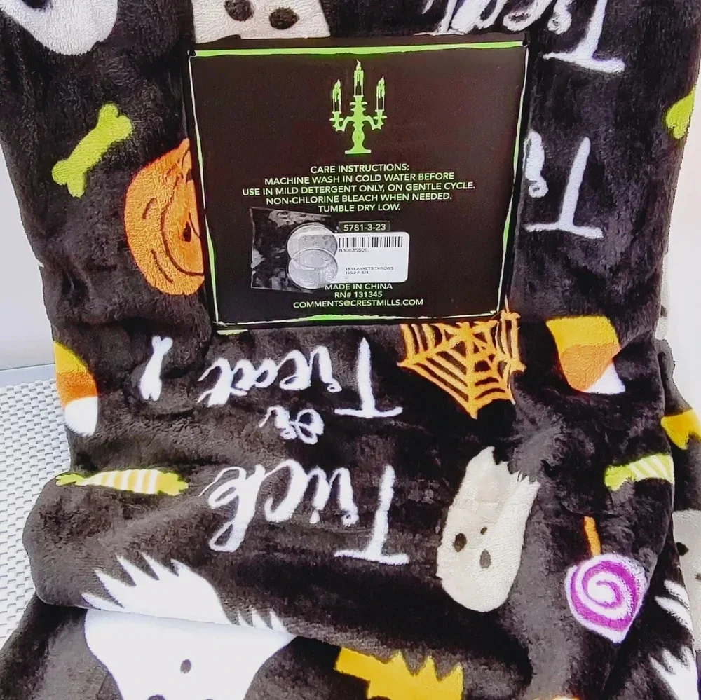 Halloween Throw Blanket Oversized 50